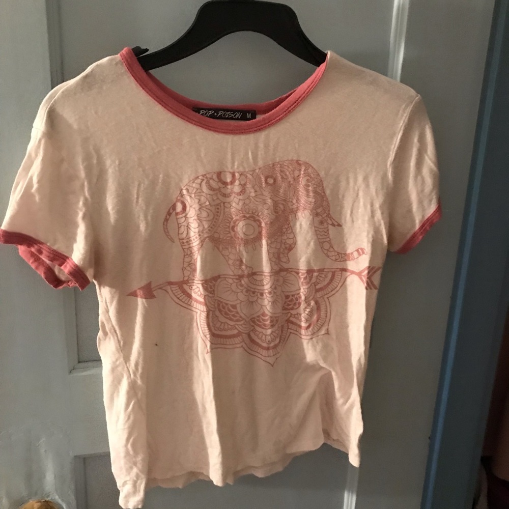 Pink and white crop